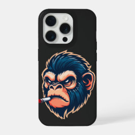 Angry Monkey iPhone 15 Pro Case Hoesje