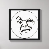ANGRY MOON CANVAS AFDRUK (Voorkant)