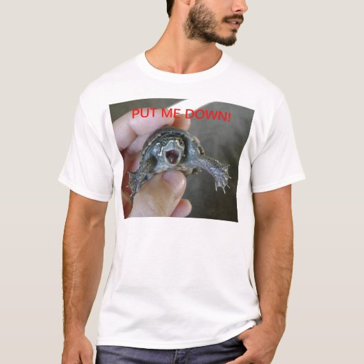 Angry Musk Turtle T-shirt (Voorkant)