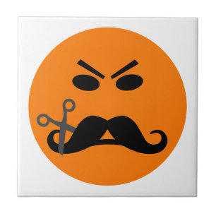 Angry Mustache tegel Tegeltje