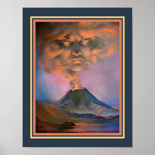 "Angry Natuur" Decoto voor kunst van 2 1930 Poster (Voorkant)