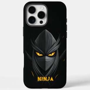 Angry Ninja Black iPhone 16 Pro Max Hoesje