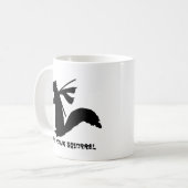 Angry Ninja Squirrel Collectie Koffiemok (Voorkant links)