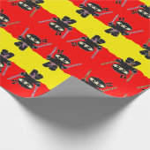 Angry ninjas cadeaupapier (Hoek)