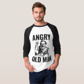 ANGRY OLD MAN DAD GRANDPA FUNNY T-SHIRTS (Voorkant volledig)
