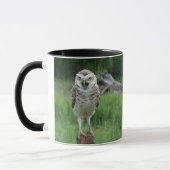 Angry Owl No Talking Coffee Mok (Links)