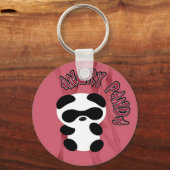 Angry Panda Sleutelhanger (Voorkant)