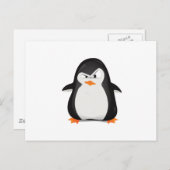Angry Penguin Briefkaart (Voorkant / Achterkant)