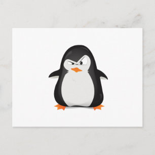 Angry Penguin Briefkaart
