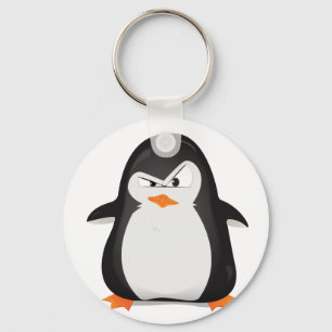 Angry Penguin Sleutelhanger