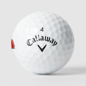 Angry Père Noël Callaway Supersoft balles de golf (Logo)