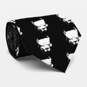 Angry Pitbull Dog Stropdas (Opgerold)