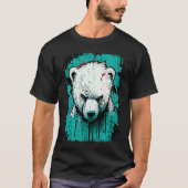 Angry Polar Bear T-shirt (Voorkant)