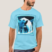 "Angry Polar Beer" Cute Painting. Bestel nu T-shirt (Voorkant)