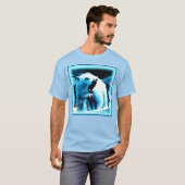"Angry Polar Beer" Cute Painting. Bestel nu T-shirt (Voorkant volledig)