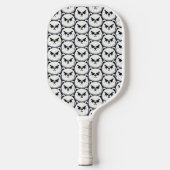 Angry Polar Beer Design Pickleball Paddle (Voorkant)
