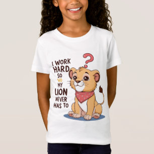 Angry Puff Lion – Schattige Cartoon Lion Cub T-shi T-shirt