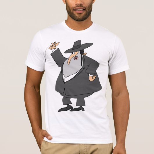 Angry Rabbi Mannen T-Shirt (Voorkant)