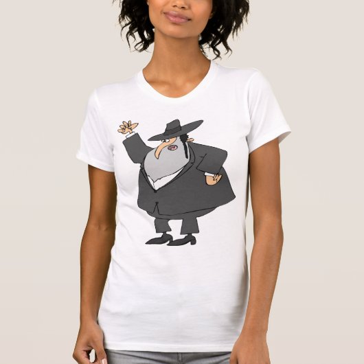 Angry Rabbi Womens T-Shirt (Voorkant)