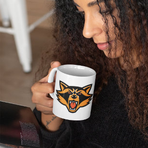 Angry Raccoon Face Coffee Mug