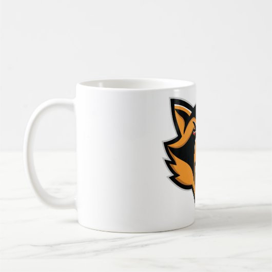 Angry Raccoon Face Coffee Mug (Gauche)