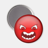 Angry Red Magneet (Voorkant / Achterkant)