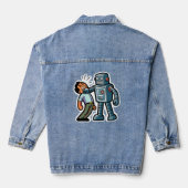 Angry Robot Denim Jacket (Achterkant)