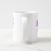 Angry roze olifant extra grote beker (Achterkant)