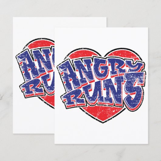 Angry Runs fans ontwerp v2 (Voorkant / Achterkant)