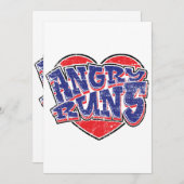 Angry Runs fans ontwerp v2 Kaart (Voorkant / Achterkant)