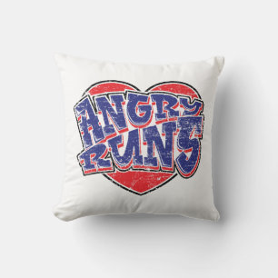 Angry Runs fans ontwerp v2 Kussen