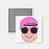 Angry Salmond Magnet Magneet (Voorkant / Achterkant)