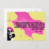 Angry Salmond Quote Briefkaart (Voorkant / Achterkant)