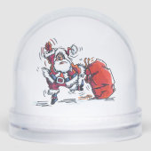 Angry Santa snow globe (Avant)