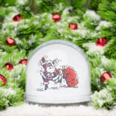 Angry Santa snow globe (Noël)