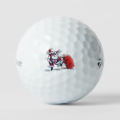 Angry Santa Taylor Made TP5 golfballen 12 pk (Voorkant)