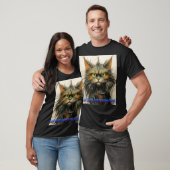 Angry schattige kat t-shirt (Unisex)
