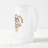 Angry-Scotsman-Beer-Drinker Matglas Bierpul (Voorkant rechts)