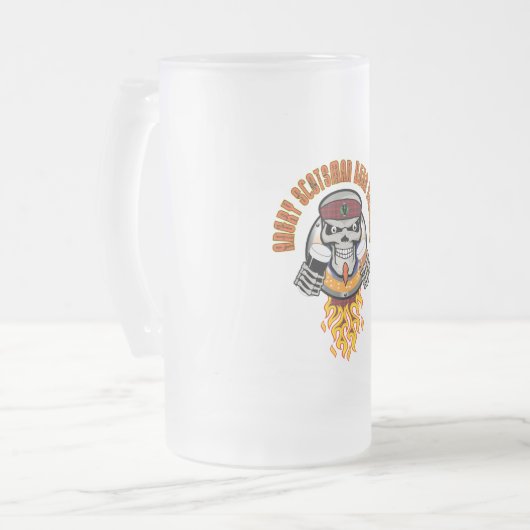 Angry-Scotsman-Beer-Drinker Matglas Bierpul (Voorkant links)