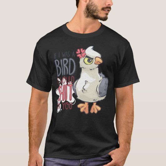 Angry Seagull T-shirt (Voorkant)