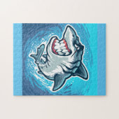 Angry Shark Legpuzzel (Horizontaal)