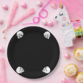 Angry Skeleton Halloween Party Paper Bord (Feest)