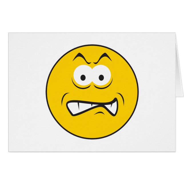 Angry Snarling Face (Voorkant Horizontaal)