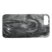 Angry T-Rex, Tyrannosaurus Attacking, gebroken gla Case-Mate iPhone Case (Achterkant (Horizontaal))