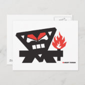 Angry Tikiman Briefkaart (Voorkant / Achterkant)