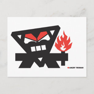 Angry Tikiman Briefkaart