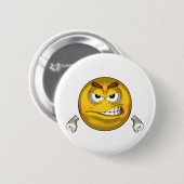 Angry - Toon Ronde Button 5,7 Cm (Voorkant /achterkant)