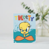 Angry Tweety Briefkaart (Staand voorkant)