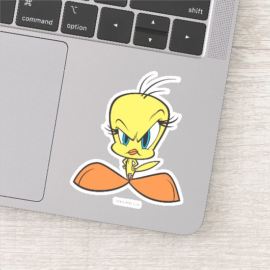 Angry TWEETY™ Sticker (Detail)