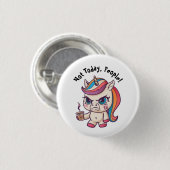 Angry Unicorn Button (Voorkant /achterkant)